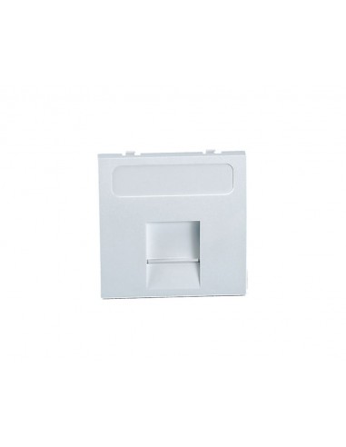 Módulo plano de 45x45 con antipolvo conector tipo Keystone y Systimax de Mmconecta