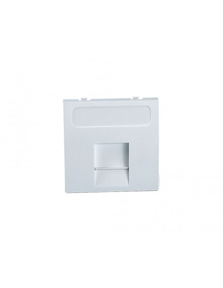 Módulo plano de 45x45 con antipolvo conector tipo Keystone y Systimax de Mmconecta Módulo plano de 45x45 con antipolvo conector tipo Keystone y Systimax de Mmconecta