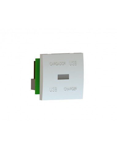 Módulo plano de 45x45 con cargador USB de Mmconecta