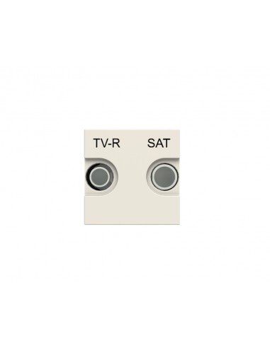 Toma TV-R-SAT final Blanco Serie Zenit N2251.7 BL de Niessen