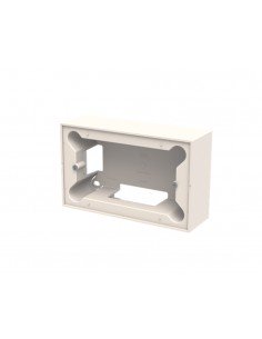 Zócalo blanco de superficie 4 módulos N2994 Bl Serie Zenit de Niessen 2