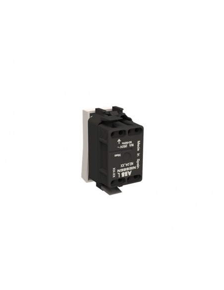 Pulsador estrecho sin grabar Blanco N2104.7  BL Serie Zenit de Niessen Pulsador estrecho sin grabar Blanco N2104.7  BL Serie Zenit de Niessen