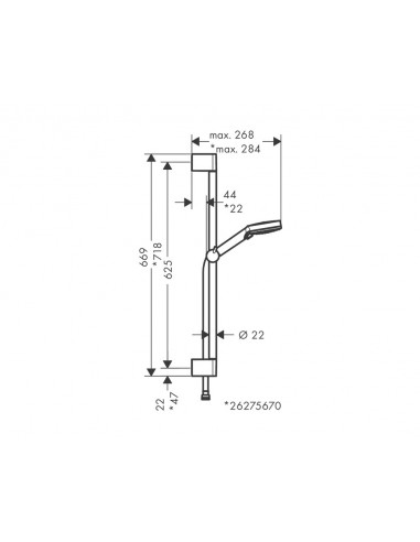 Set de ducha Vernis Blend Vario de Hansgrohe