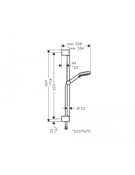 Set de ducha Vernis Blend Vario de Hansgrohe Set de ducha Vernis Blend Vario de Hansgrohe