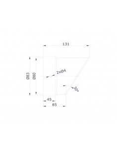 Terminal direccional en Inox 316 para calderas de condensación 2