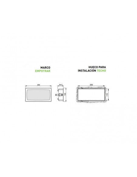 Marco para empotrar emergencias URA21Led PLUS 661720PL de Legrand Marco para empotrar emergencias URA21Led PLUS 661720PL de Legrand