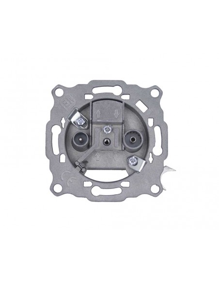 Toma de antena de TV/R-Satélite final de cascada con garras TU F4 de Ekselans Toma de antena de TV/R-Satélite final de cascada con garras TU F4 de Ekselans