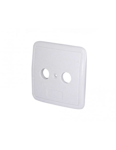Ekselans Couvercle de prise TV/R-SAT Blanc MTB - Inhogar