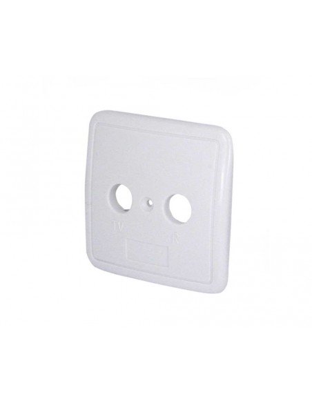 Ekselans Couvercle de prise TV/R-SAT Blanc MTB - Inhogar