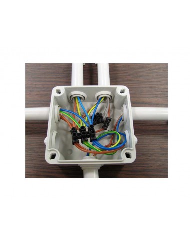 Regleta blanca de conexión de cable Serie 100 de Tekox