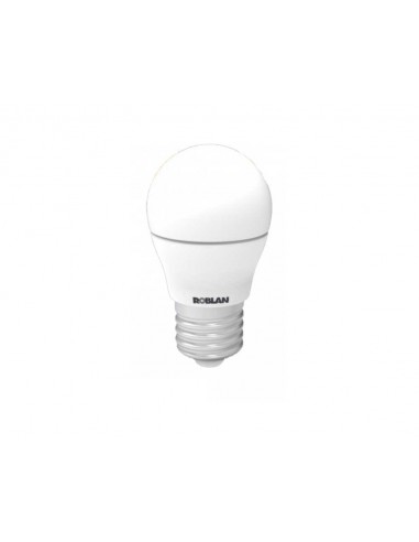 Bombilla Led esférica PC Mate 5W 3000K LEDA1505E27C de Roblan