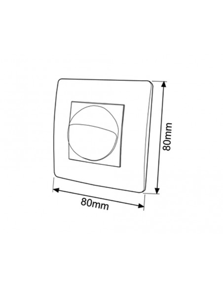 Detector de movimiento para caja universal 3 hilos  DM CAM 001 de Dinuy Detector de movimiento para caja universal 3 hilos  DM CAM 001 de Dinuy