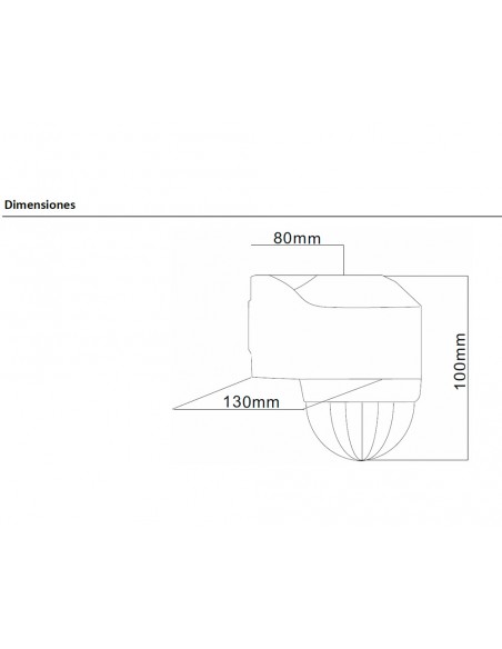 Detector de movimiento de pared DM SUP 002 de Dinuy Detector de movimiento de pared DM SUP 002 de Dinuy