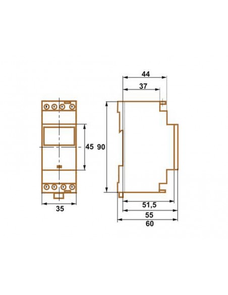 Interruptor horario digital semanal de Dinuy Interruptor horario digital semanal de Dinuy