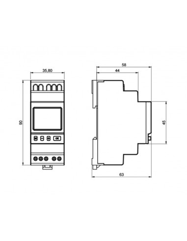 Interruptor horario digital semanal astronómico de Dinuy
