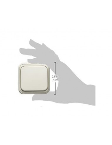 Interruptor de superficie Blanco 1501 BL Serie Over de Niessen