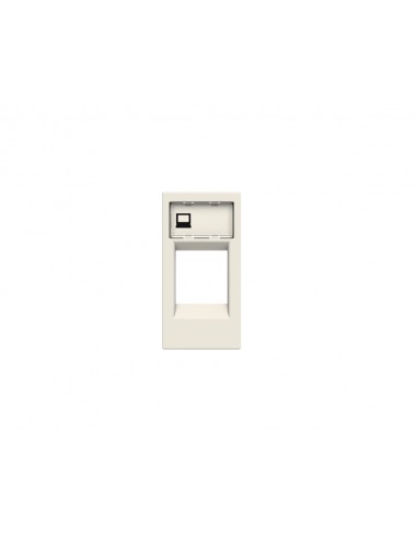 Tapa estrecha conector RJ45 Blanco N2118.1 BL Serie Zenit de Niessen