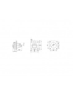 Base fija de empotrar a 10° HP IP44/IP54 de Gewiss 2