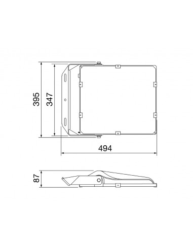 Proyector Led para exterior ELIA FL ASIMETRICO 4000K S ALONE C de Gewiss