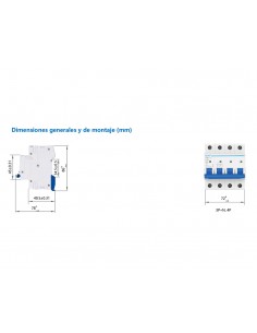Interruptor automático 4P 6kA NB1-4 de Chint Electric 2