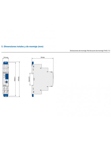 Minutero de escalera NJS3 de Chint Electric Minutero de escalera NJS3 de Chint Electric
