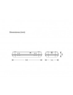 Caja estanca para luces de emergencia de la serie Dunna D-MS de Normalux 2