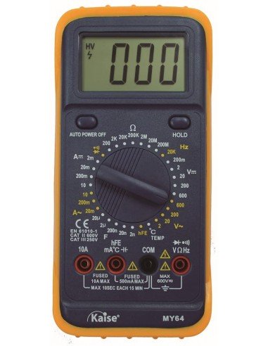 KAISE MY-64 Multimètre numérique - Inhogar