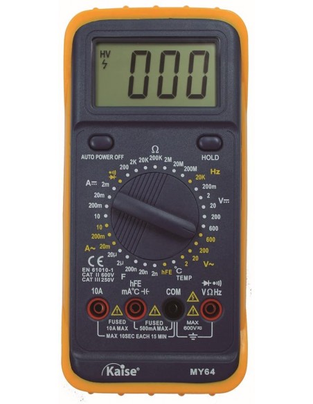 KAISE MY-64 Multimètre numérique - Inhogar