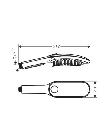 Teleducha para perros DogShower 150 3jet de Hansgrohe
