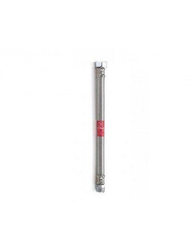 Latiguillo inoxidable reforzado SUPER 1/2"-1/2" de Tucai