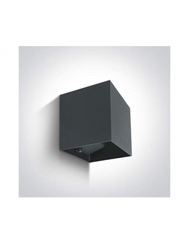 Aplique LED pared antracita 2x3w 3000K IP54 67398C/AN/W de One Light