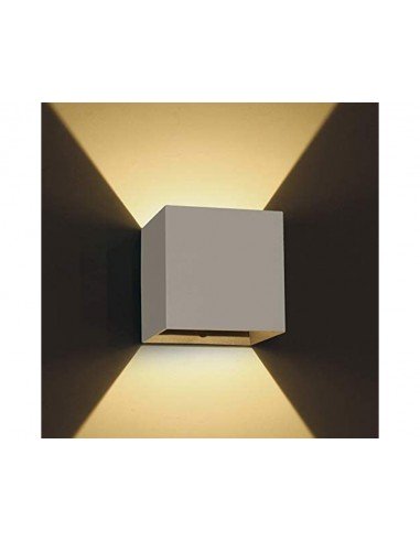 Aplique LED pared blanco 2x3w 3000K IP54 67398C/W/W de One Light