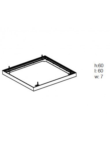 Roblan KITSURFBACKW6060 Kit de montage en...