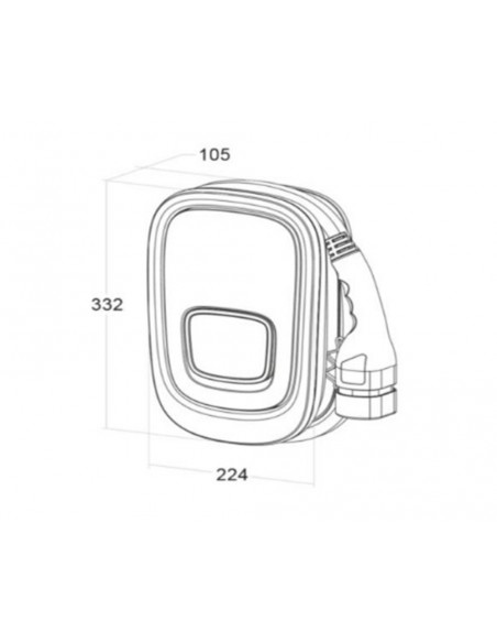 Estación de carga Viaris Uni monofásico 7,4KW 32A WIFI OB94U220HA1 de Orbis Estación de carga Viaris Uni monofásico 7,4KW 32A WIFI OB94U220HA1 de Orbis