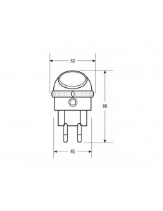 Luz de noche LED LUNETTA 0.6W 2700K de Osram 2