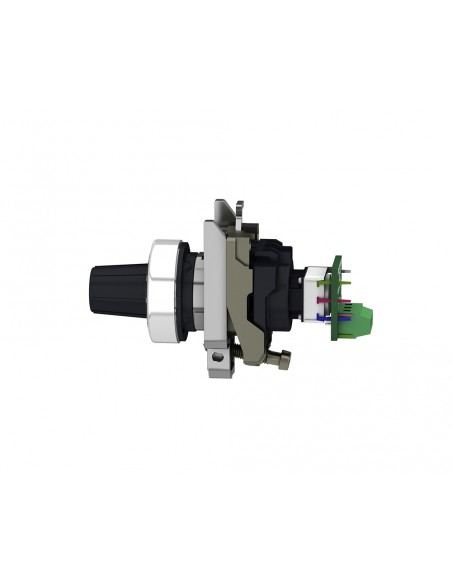 Potenciómetro completo metálico 4.7k XB4BD912R4K7 de Schneider Potenciómetro completo metálico 4.7k XB4BD912R4K7 de Schneider