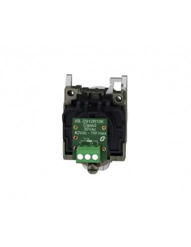Potenciómetro completo metálico 4.7k XB4BD912R4K7 de Schneider