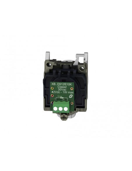 Potenciómetro completo metálico 4.7k XB4BD912R4K7 de Schneider Potenciómetro completo metálico 4.7k XB4BD912R4K7 de Schneider