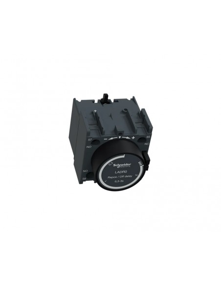 Bloque de contactos temporizados 1NA+1NC 0,3-3 seg. LADT0 de Schneider Bloque de contactos temporizados 1NA+1NC 0,3-3 seg. LADT0 de Schneider