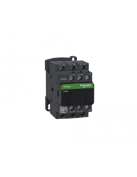 Contactor de potencia TeSys CAD50 5NA 10A bobina 230VCA CAD50P7 de Schneider Contactor de potencia TeSys CAD50 5NA 10A bobina 230VCA CAD50P7 de Schneider
