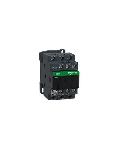 Contactor de potencia TeSys CAD-32 3NA+2NC 10A bobina 230VCA CAD32P7 de Schneider