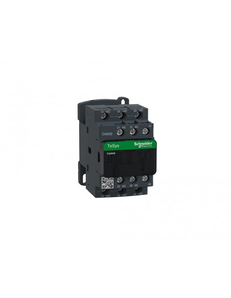 Contactor de potencia TeSys CAD-32 3NA+2NC 10A bobina 230VCA CAD32P7 de Schneider Contactor de potencia TeSys CAD-32 3NA+2NC 10A bobina 230VCA CAD32P7 de Schneider