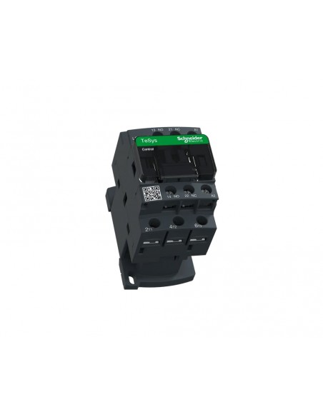 Contactor de potencia TeSys D3P AC-3 9A bobina 110VCA LC1D09AF7 de Schneider Contactor de potencia TeSys D3P AC-3 9A bobina 110VCA LC1D09AF7 de Schneider