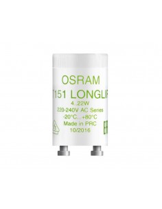 Démarreur de tubes fluorescents Osram pour tubes fluorescents de 4 à 22W
