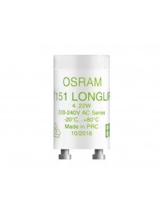Démarreur de tubes fluorescents Osram pour tubes fluorescents de 4 à 22W