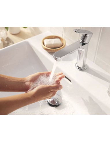 Hansgrohe Rebris S Robinet de lavabo avec technologie CoolStart sans vidange automatique 7252000