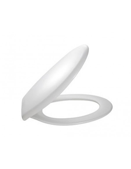 Siège blanc Jacob Delafon Brive et Brive+ E70014-00 avec descente progressive