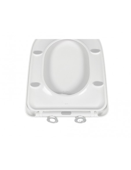 Siège blanc Jacob Delafon Vox E20142-00 avec descente progressive