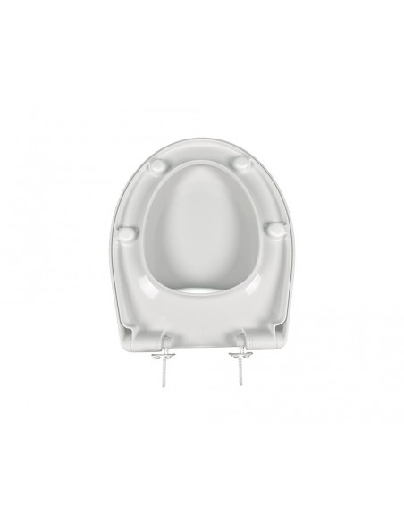 Siège blanc Jacob Delafon New Patio E70021-00 avec descente progressive