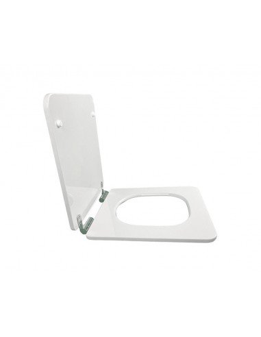 Siège blanc Jacob Delafon Reve E28941-00 avec descente progressive
